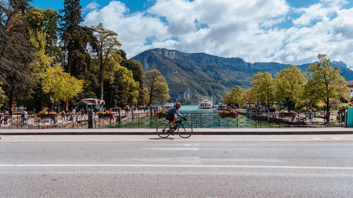Radfahren am See